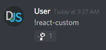 Custom emoji reaction via ID