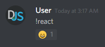 Unicode emoji reaction